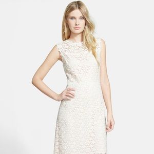 Elie Tahari Ophelia Dress, Winter White, Size 6